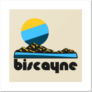 Retro Biscayne ))(( Tourist Souvenir National Park Design Posters and Art